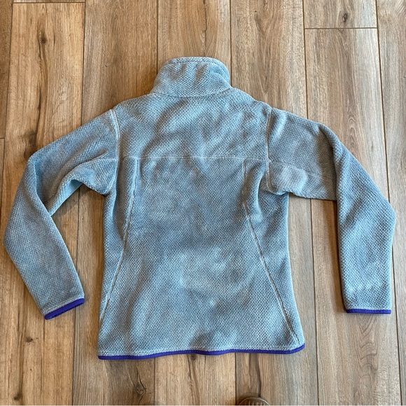 Patagonia Fleece Re-Tool Snap-T Pullover - Small - Gray and Purple - Picture 3 of 7